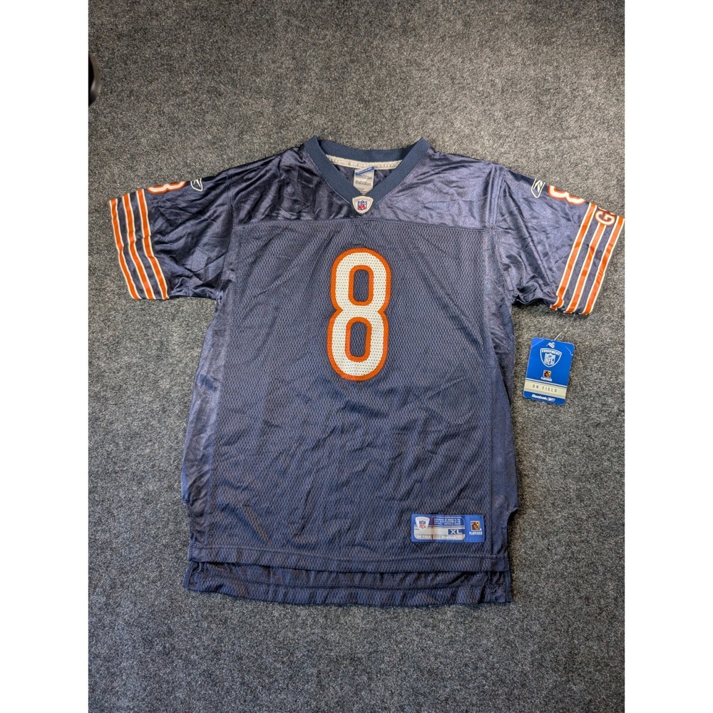Chicago Bears Reebok NFL Jersey Youth XL 18-20 Rex Grossman 8 Navy